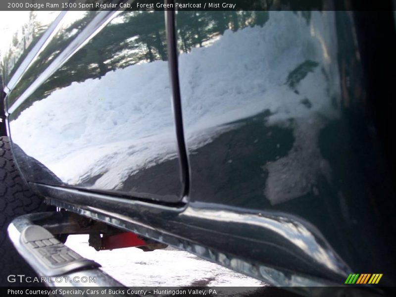 Forest Green Pearlcoat / Mist Gray 2000 Dodge Ram 1500 Sport Regular Cab