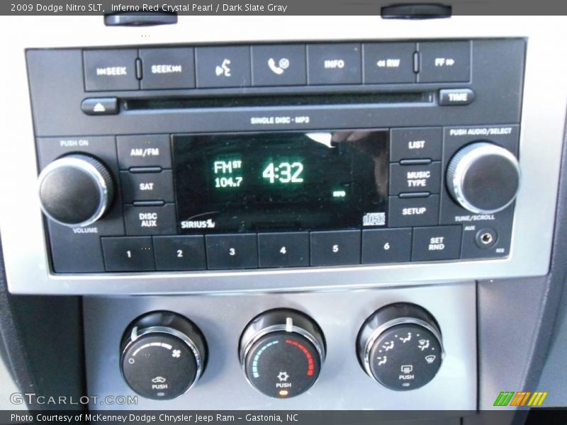 Inferno Red Crystal Pearl / Dark Slate Gray 2009 Dodge Nitro SLT