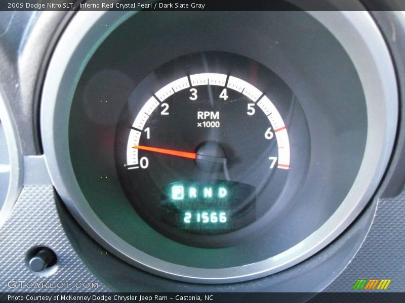 Inferno Red Crystal Pearl / Dark Slate Gray 2009 Dodge Nitro SLT
