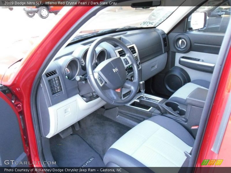 Inferno Red Crystal Pearl / Dark Slate Gray 2009 Dodge Nitro SLT