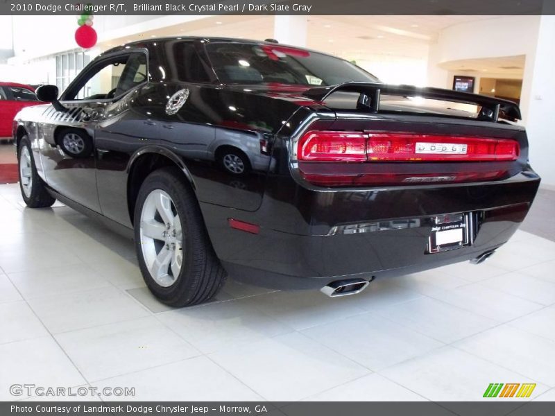 Brilliant Black Crystal Pearl / Dark Slate Gray 2010 Dodge Challenger R/T
