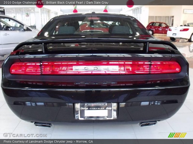 Brilliant Black Crystal Pearl / Dark Slate Gray 2010 Dodge Challenger R/T