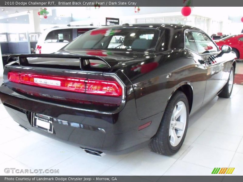 Brilliant Black Crystal Pearl / Dark Slate Gray 2010 Dodge Challenger R/T