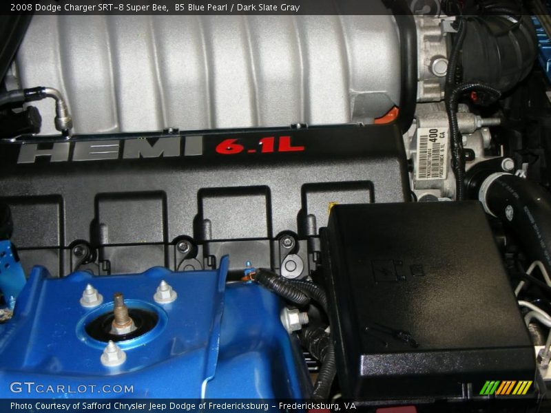 B5 Blue Pearl / Dark Slate Gray 2008 Dodge Charger SRT-8 Super Bee