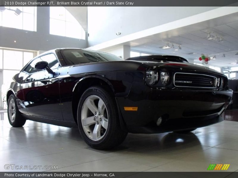 Brilliant Black Crystal Pearl / Dark Slate Gray 2010 Dodge Challenger R/T