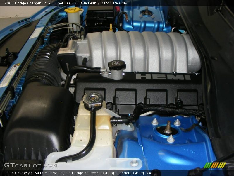 B5 Blue Pearl / Dark Slate Gray 2008 Dodge Charger SRT-8 Super Bee