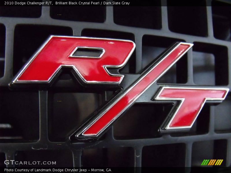 Brilliant Black Crystal Pearl / Dark Slate Gray 2010 Dodge Challenger R/T