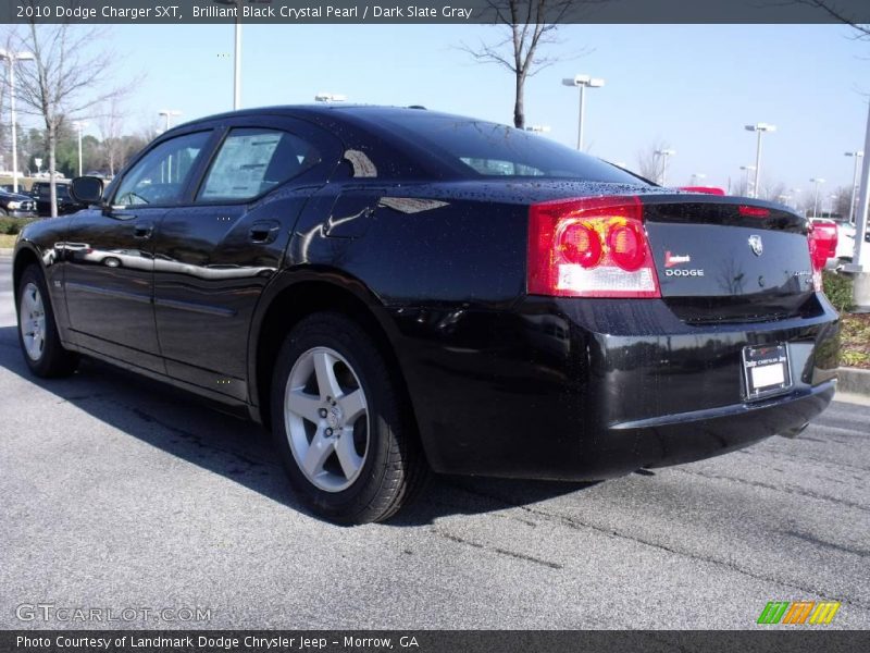 Brilliant Black Crystal Pearl / Dark Slate Gray 2010 Dodge Charger SXT