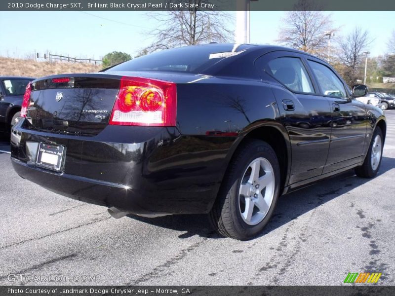 Brilliant Black Crystal Pearl / Dark Slate Gray 2010 Dodge Charger SXT