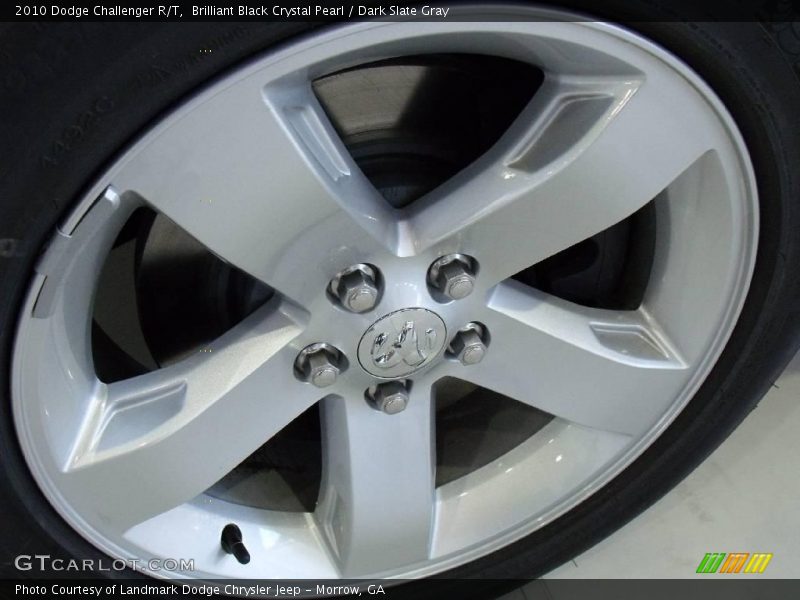 Brilliant Black Crystal Pearl / Dark Slate Gray 2010 Dodge Challenger R/T
