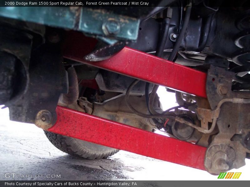 Forest Green Pearlcoat / Mist Gray 2000 Dodge Ram 1500 Sport Regular Cab