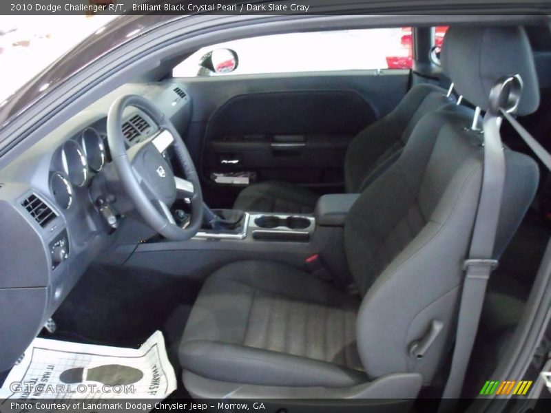 Brilliant Black Crystal Pearl / Dark Slate Gray 2010 Dodge Challenger R/T