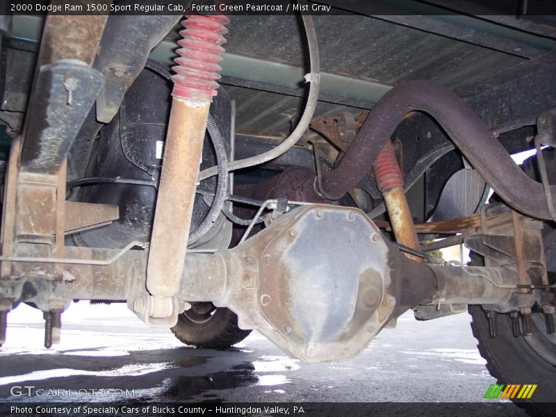 Forest Green Pearlcoat / Mist Gray 2000 Dodge Ram 1500 Sport Regular Cab