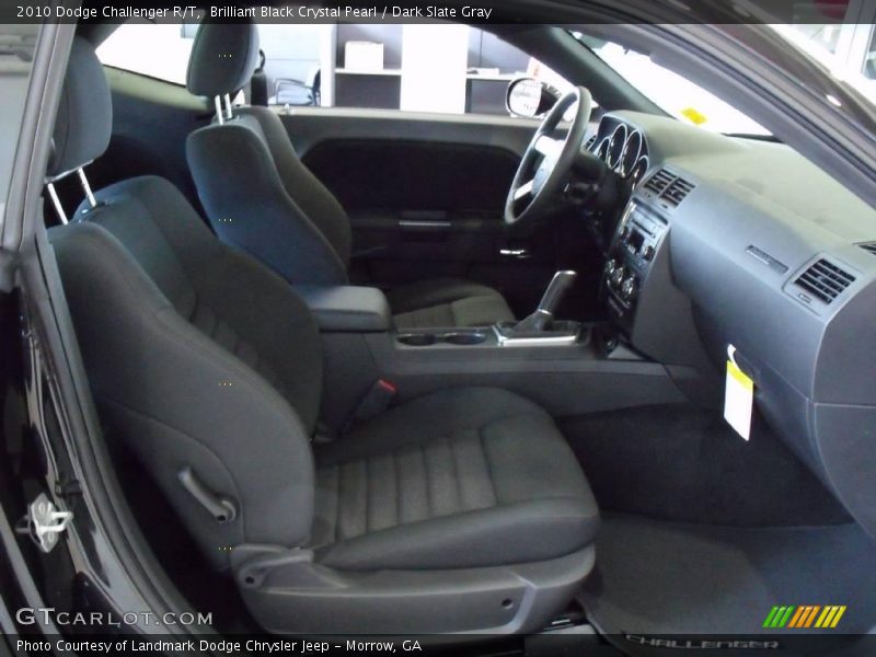 Brilliant Black Crystal Pearl / Dark Slate Gray 2010 Dodge Challenger R/T