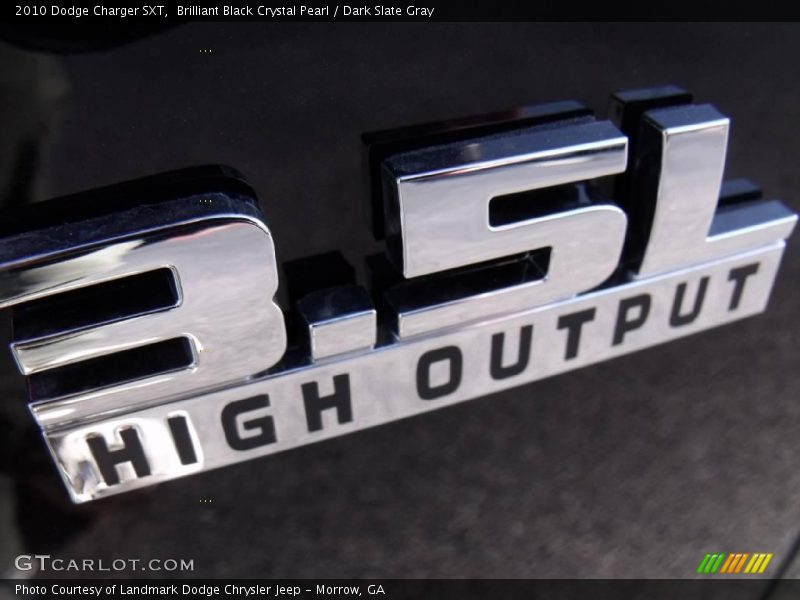 Brilliant Black Crystal Pearl / Dark Slate Gray 2010 Dodge Charger SXT