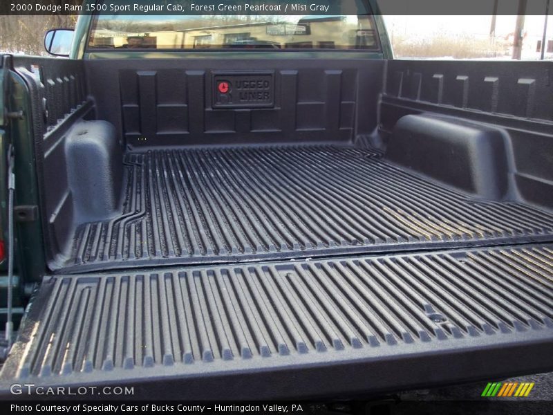 Forest Green Pearlcoat / Mist Gray 2000 Dodge Ram 1500 Sport Regular Cab