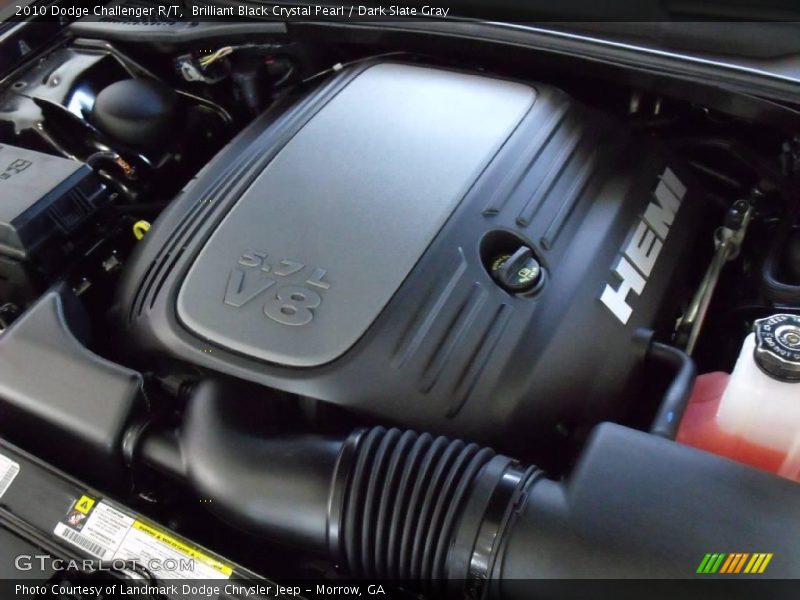 Brilliant Black Crystal Pearl / Dark Slate Gray 2010 Dodge Challenger R/T