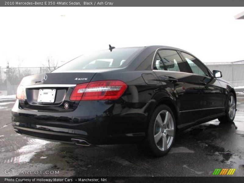 Black / Ash Gray 2010 Mercedes-Benz E 350 4Matic Sedan