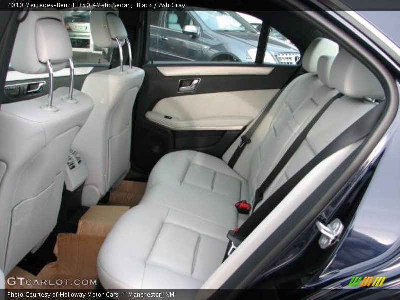 Black / Ash Gray 2010 Mercedes-Benz E 350 4Matic Sedan