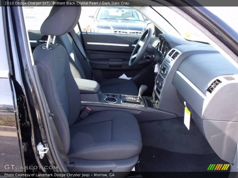 Brilliant Black Crystal Pearl / Dark Slate Gray 2010 Dodge Charger SXT