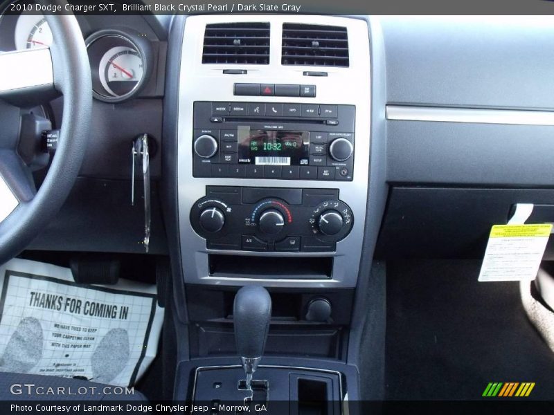 Brilliant Black Crystal Pearl / Dark Slate Gray 2010 Dodge Charger SXT