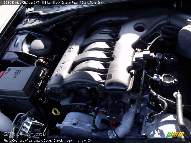 Brilliant Black Crystal Pearl / Dark Slate Gray 2010 Dodge Charger SXT