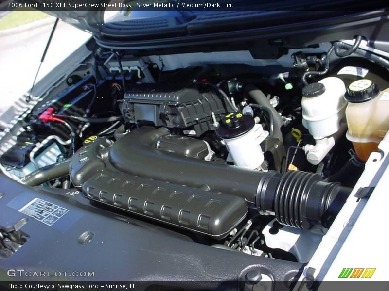 Silver Metallic / Medium/Dark Flint 2006 Ford F150 XLT SuperCrew Street Boss