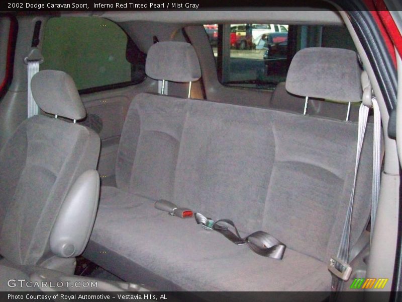 Inferno Red Tinted Pearl / Mist Gray 2002 Dodge Caravan Sport