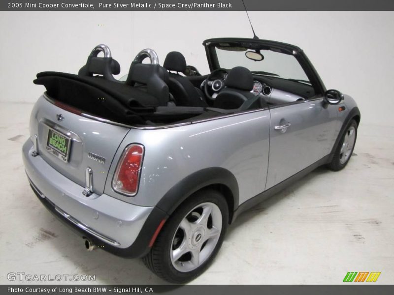 Pure Silver Metallic / Space Grey/Panther Black 2005 Mini Cooper Convertible