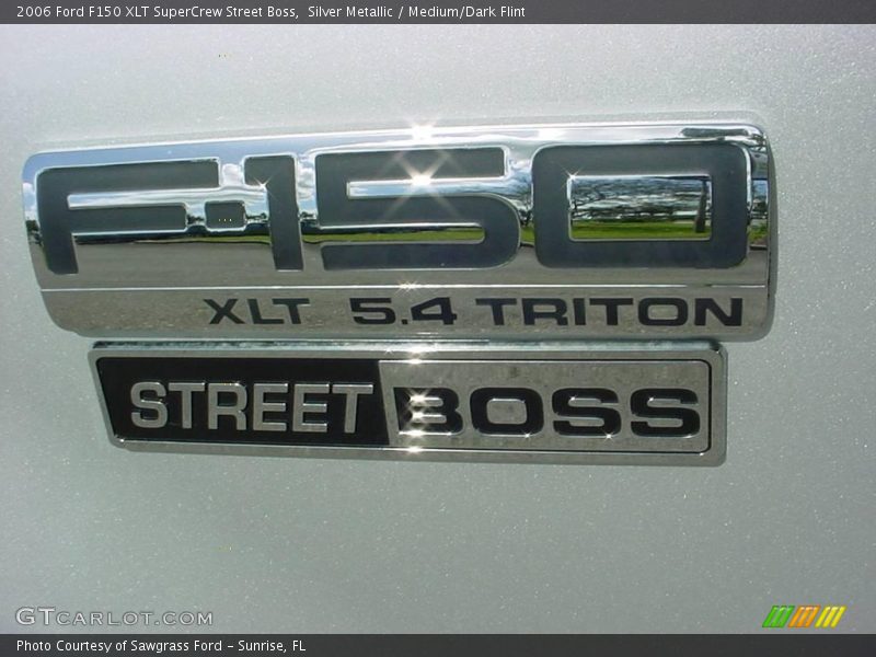 Silver Metallic / Medium/Dark Flint 2006 Ford F150 XLT SuperCrew Street Boss