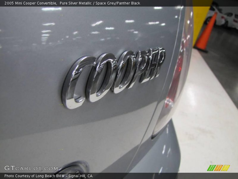 Pure Silver Metallic / Space Grey/Panther Black 2005 Mini Cooper Convertible