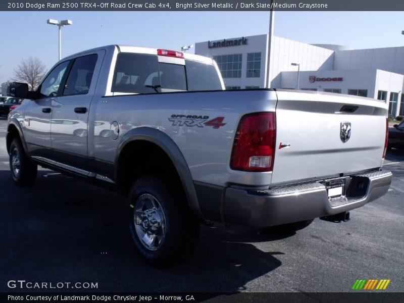 Bright Silver Metallic / Dark Slate/Medium Graystone 2010 Dodge Ram 2500 TRX4-Off Road Crew Cab 4x4