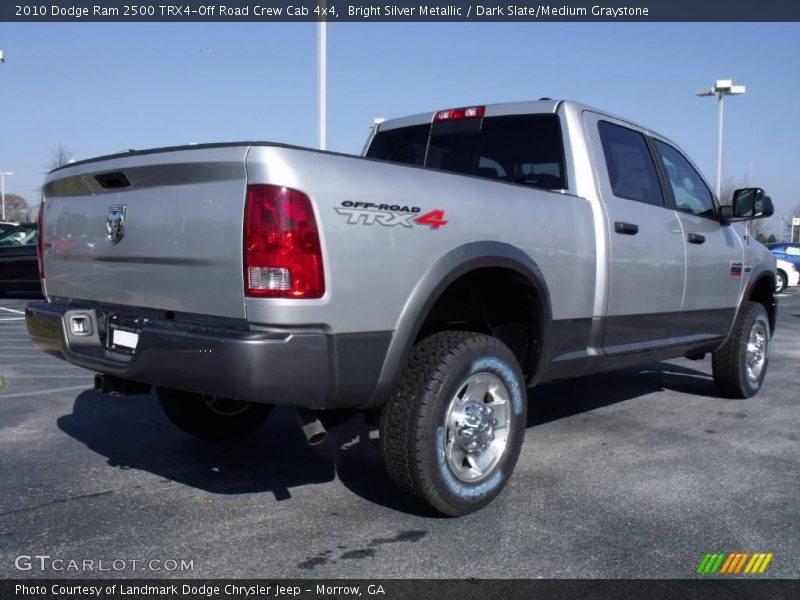 Bright Silver Metallic / Dark Slate/Medium Graystone 2010 Dodge Ram 2500 TRX4-Off Road Crew Cab 4x4