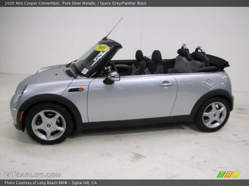 Pure Silver Metallic / Space Grey/Panther Black 2005 Mini Cooper Convertible