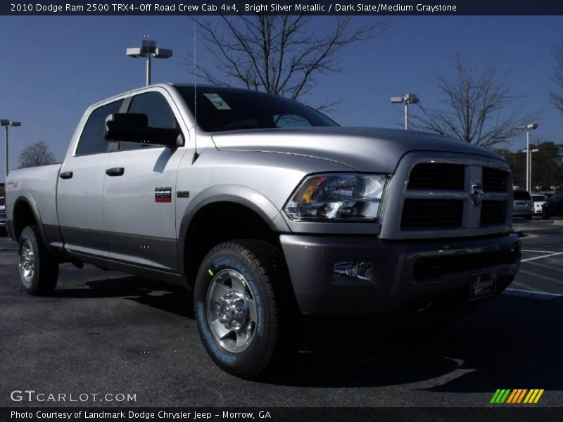 Bright Silver Metallic / Dark Slate/Medium Graystone 2010 Dodge Ram 2500 TRX4-Off Road Crew Cab 4x4