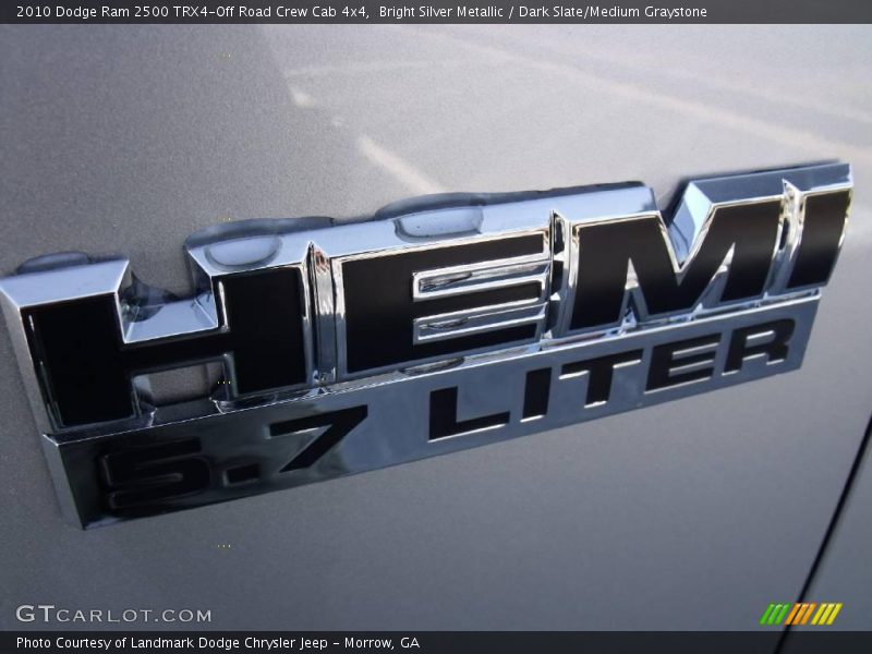 Bright Silver Metallic / Dark Slate/Medium Graystone 2010 Dodge Ram 2500 TRX4-Off Road Crew Cab 4x4