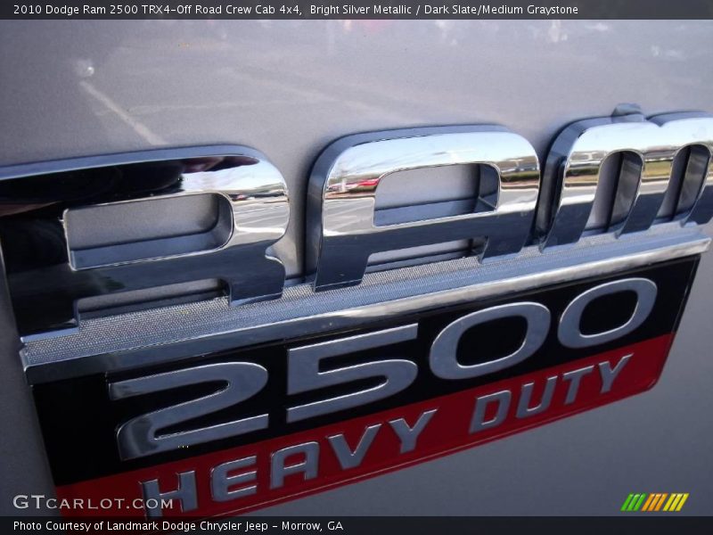 Bright Silver Metallic / Dark Slate/Medium Graystone 2010 Dodge Ram 2500 TRX4-Off Road Crew Cab 4x4