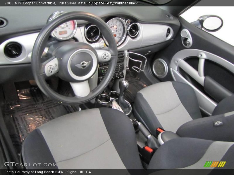 Pure Silver Metallic / Space Grey/Panther Black 2005 Mini Cooper Convertible