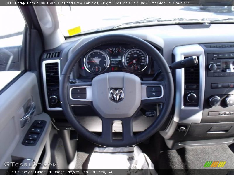 Bright Silver Metallic / Dark Slate/Medium Graystone 2010 Dodge Ram 2500 TRX4-Off Road Crew Cab 4x4