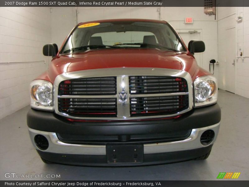 Inferno Red Crystal Pearl / Medium Slate Gray 2007 Dodge Ram 1500 SXT Quad Cab