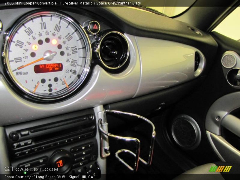 Pure Silver Metallic / Space Grey/Panther Black 2005 Mini Cooper Convertible