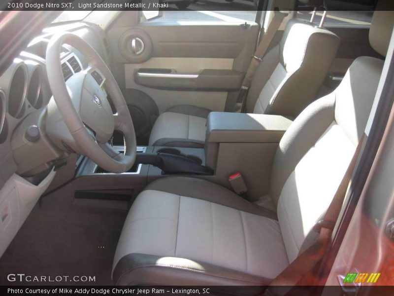 Light Sandstone Metallic / Khaki 2010 Dodge Nitro SXT