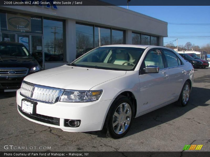 White Suede / Sand 2008 Lincoln MKZ AWD Sedan