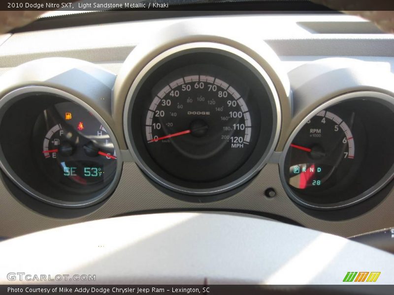Light Sandstone Metallic / Khaki 2010 Dodge Nitro SXT