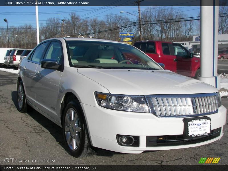 White Suede / Sand 2008 Lincoln MKZ AWD Sedan
