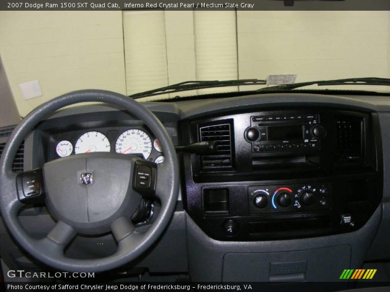 Inferno Red Crystal Pearl / Medium Slate Gray 2007 Dodge Ram 1500 SXT Quad Cab