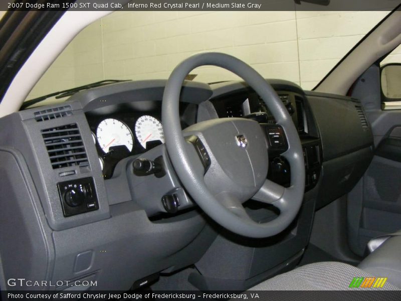 Inferno Red Crystal Pearl / Medium Slate Gray 2007 Dodge Ram 1500 SXT Quad Cab