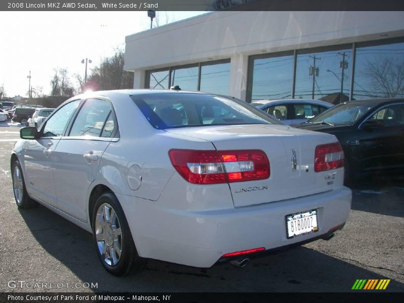 White Suede / Sand 2008 Lincoln MKZ AWD Sedan