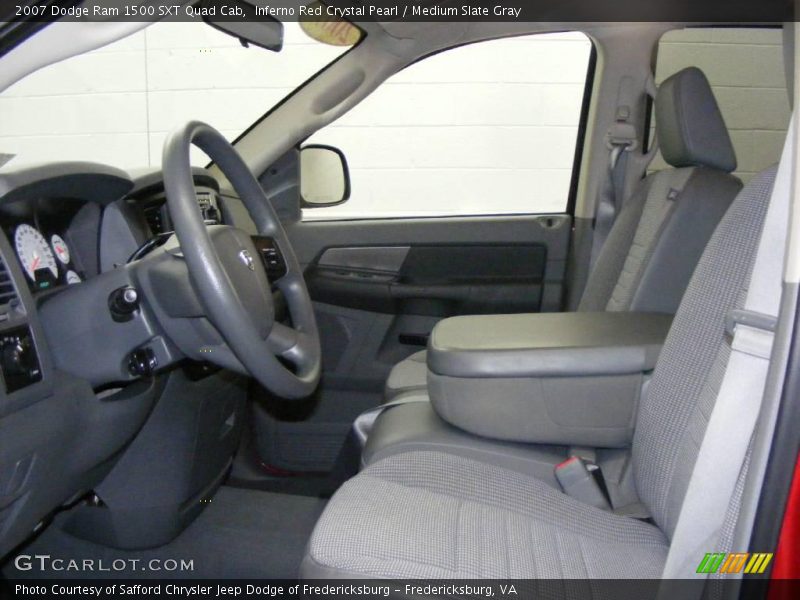 Inferno Red Crystal Pearl / Medium Slate Gray 2007 Dodge Ram 1500 SXT Quad Cab
