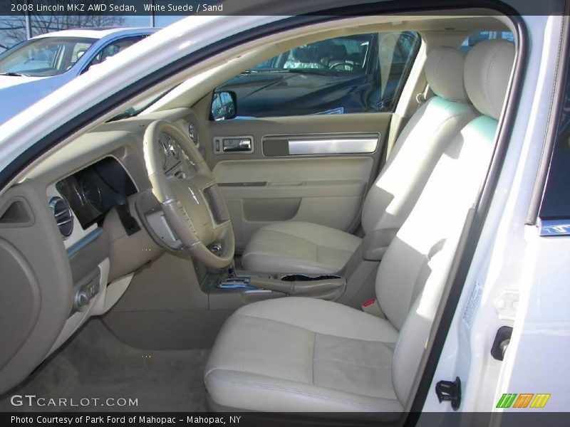 White Suede / Sand 2008 Lincoln MKZ AWD Sedan